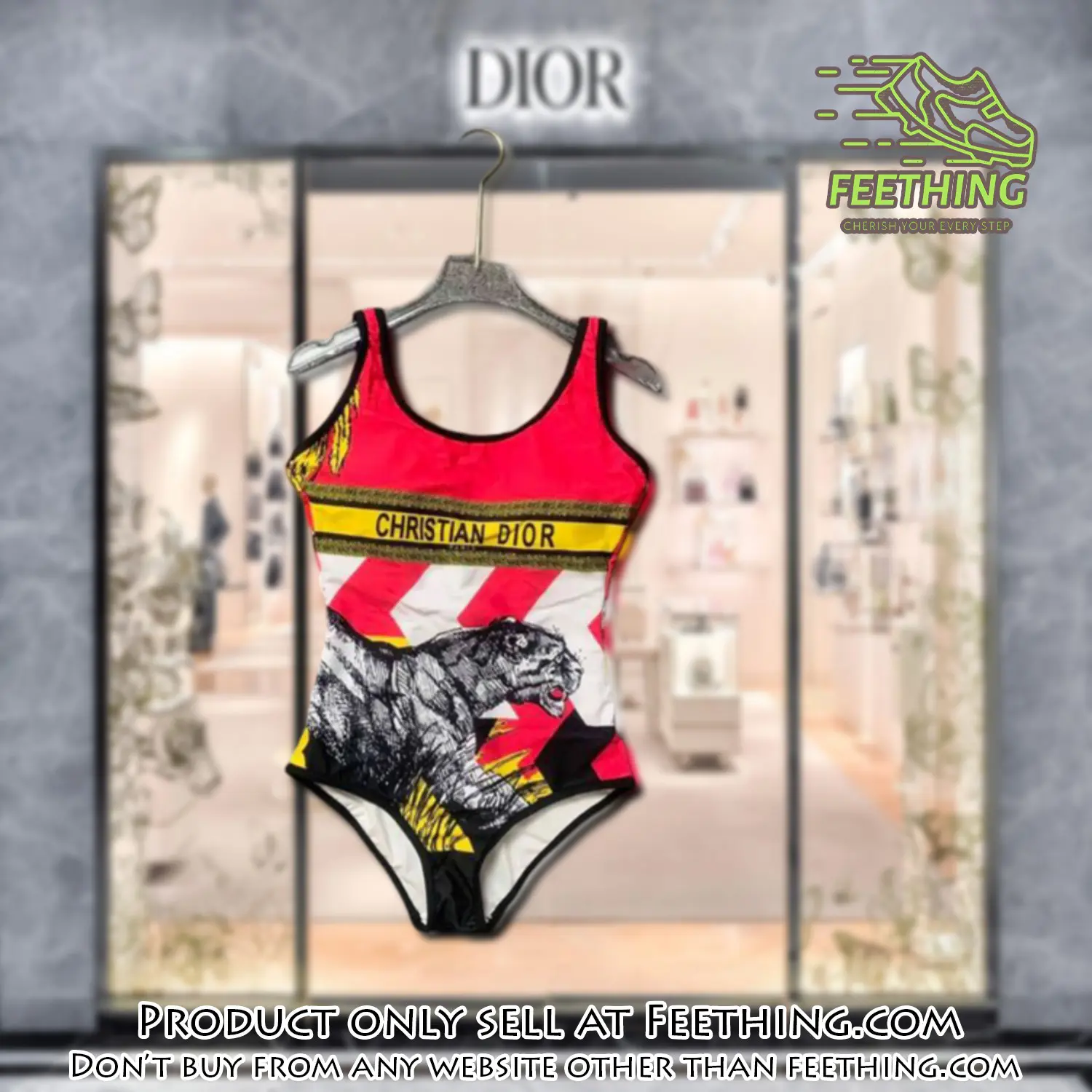 Christian dior swimwear beachwear one piece swimsuit osw1045 ft5857858